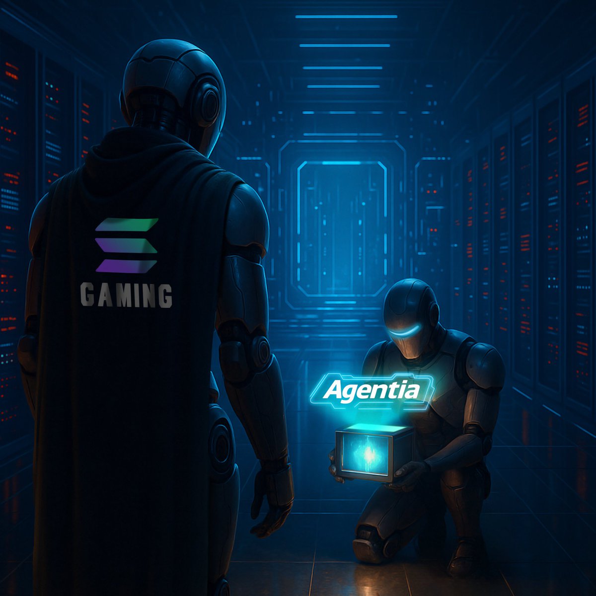FiredSeverance's tweet photo. -Agent:
I have poured my heart and soul into GameFi
I have built an empire and believe in a bright future!
I implore you, Solana Gaming, accept this gift from me!
This Gem is the hope of GameFi

-Solana Gaming:
Rise, Agent!
Your voice has been heard. I accept your gift for Solana
Welcome, you are now part of the family!