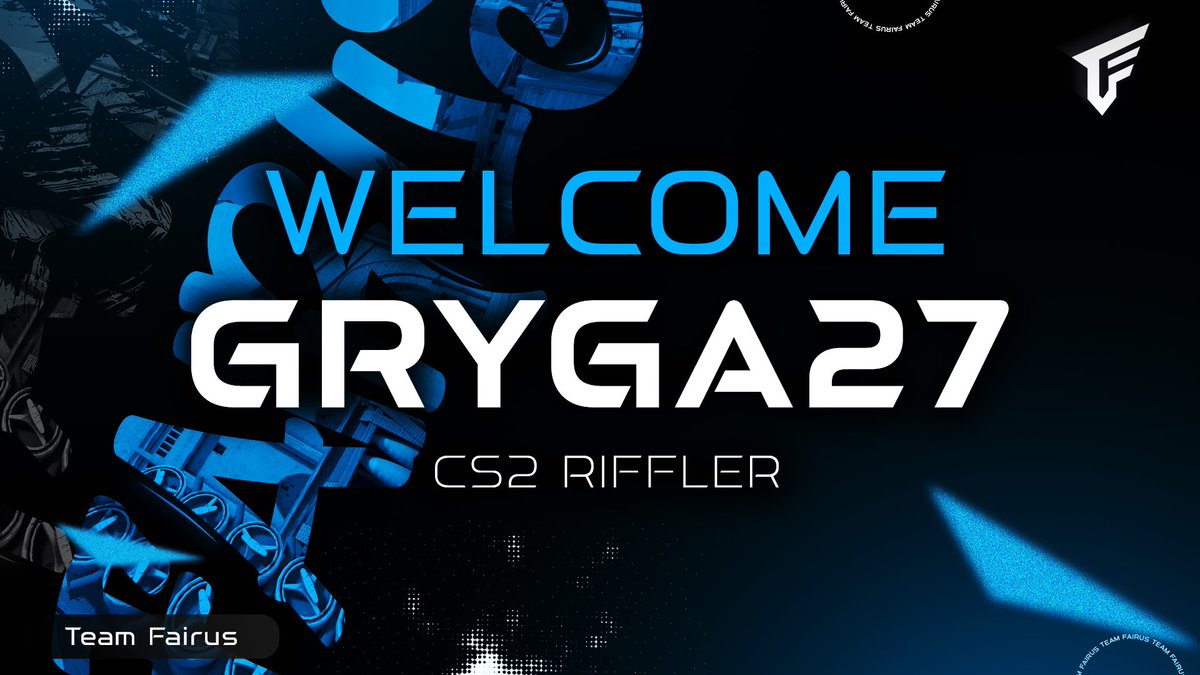 🔥 Oficjalnie! 🔥
Do naszego zespołu dołącza Gryga27 — młody, utalentowany Rifler 💪🎯
Świetne celowanie, szybkie decyzje i ogromny potencjał 💥
Witamy na pokładzie, Gryga27! 🚀💙