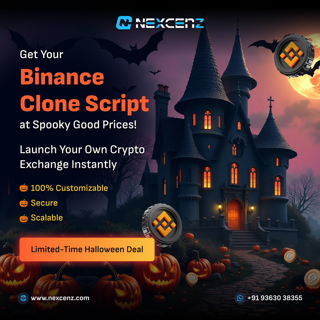 nexcenz's tweet image. Launch your own #Crypto exchange like #Binance  with our #BinanceCloneScript. Experience high performance,top security &amp;amp; full customization to build your dream #trading platform today!

Get Free Demo-nexcenz.com/binance-clone-…

#CryptoTrading #P2P #dex #BitcoinOG #Web3 #CryptoMarket