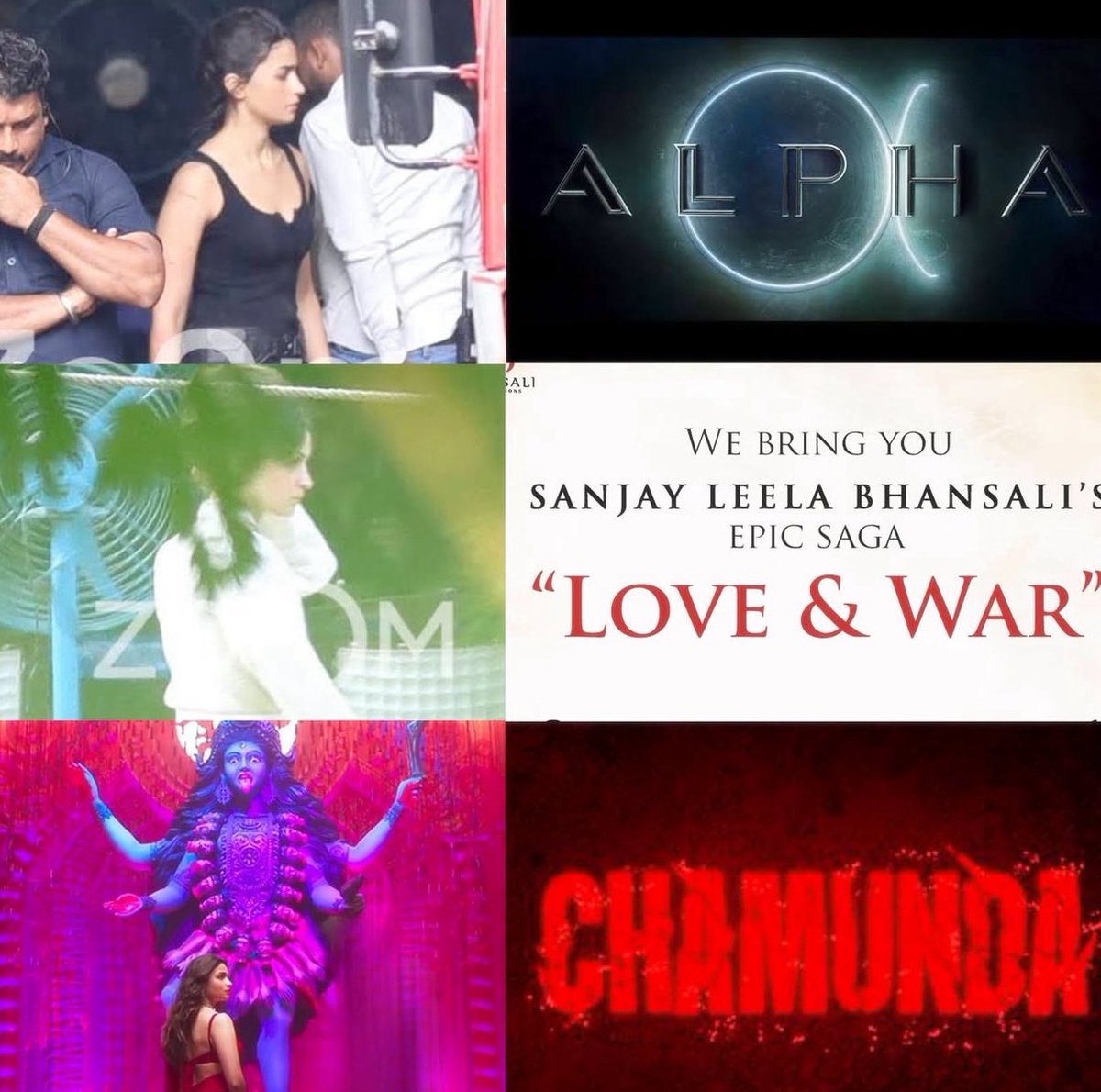 — alia bhatt’s lineup 
- alpha (dec 25) 
- love &amp; war (eid 2026) 
- chamunda (2026)