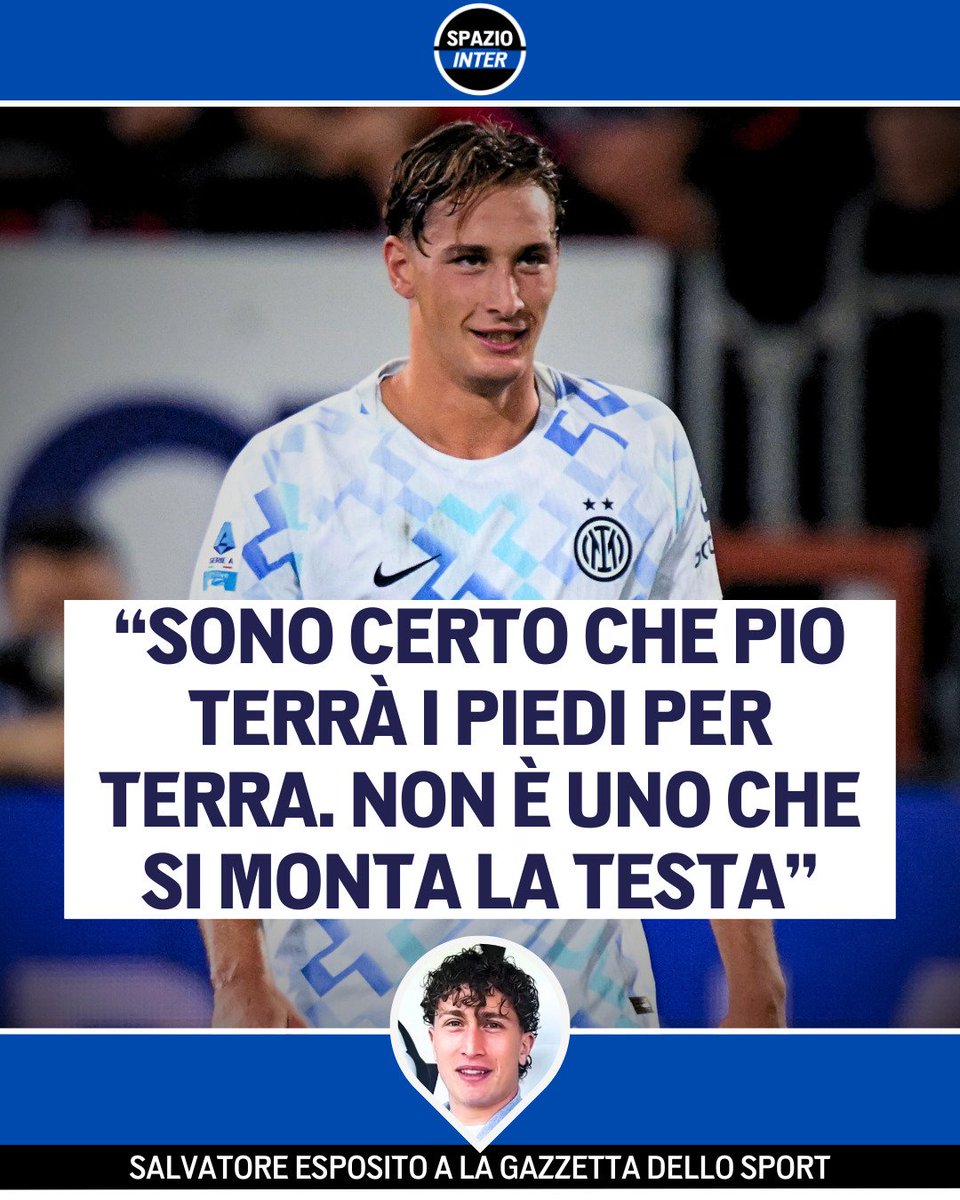 SpazioInter's tweet image. “Sono sicuro che Pio resterà con i piedi per terra, non si monta la testa”, parola di fratello maggiore 🤝

Così Salvatore Esposito a La Gazzetta dello Sport, ha speso parole bellissime per il giovane attaccante dell’Inter ⚽

#Inter #Esposito #SpazioInter