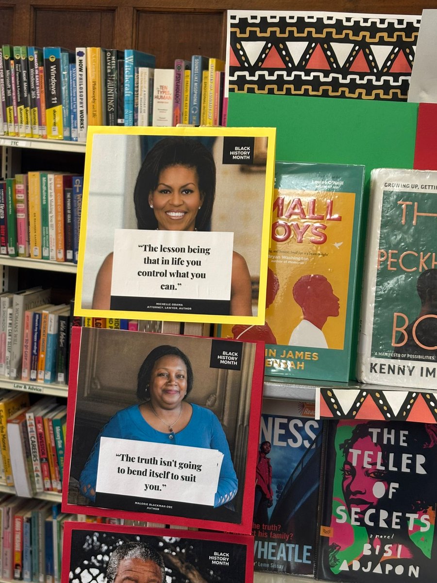 CharltonLib's tweet image. Visit us at #CharltonLibrary during library opening hours (see here: bit.ly/3EoN2Xl) to view a pop up display of notable authors, inventors, artists and more from the black diaspora to learn more about the importance of #BlackHistoryMonth . Lift the flaps for info! 📚