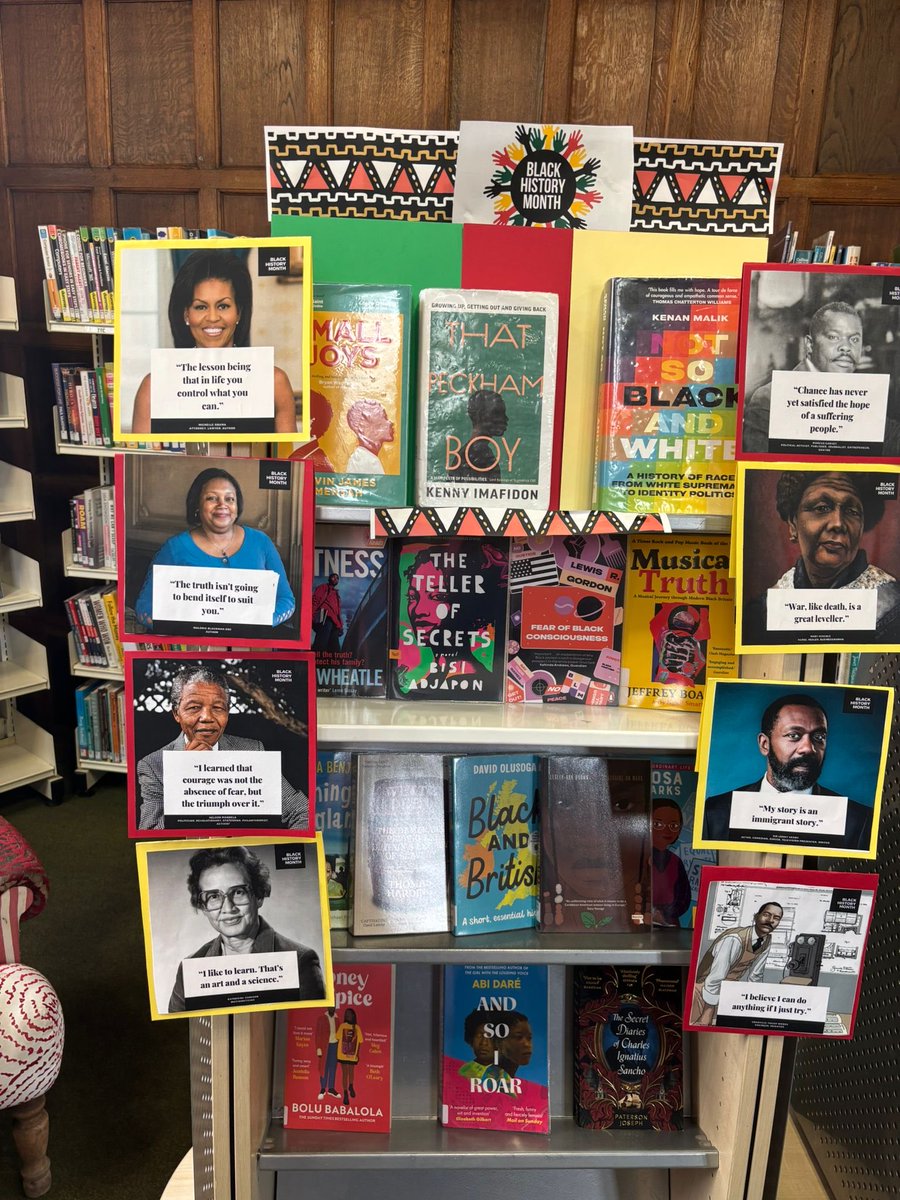CharltonLib's tweet image. Visit us at #CharltonLibrary during library opening hours (see here: bit.ly/3EoN2Xl) to view a pop up display of notable authors, inventors, artists and more from the black diaspora to learn more about the importance of #BlackHistoryMonth . Lift the flaps for info! 📚