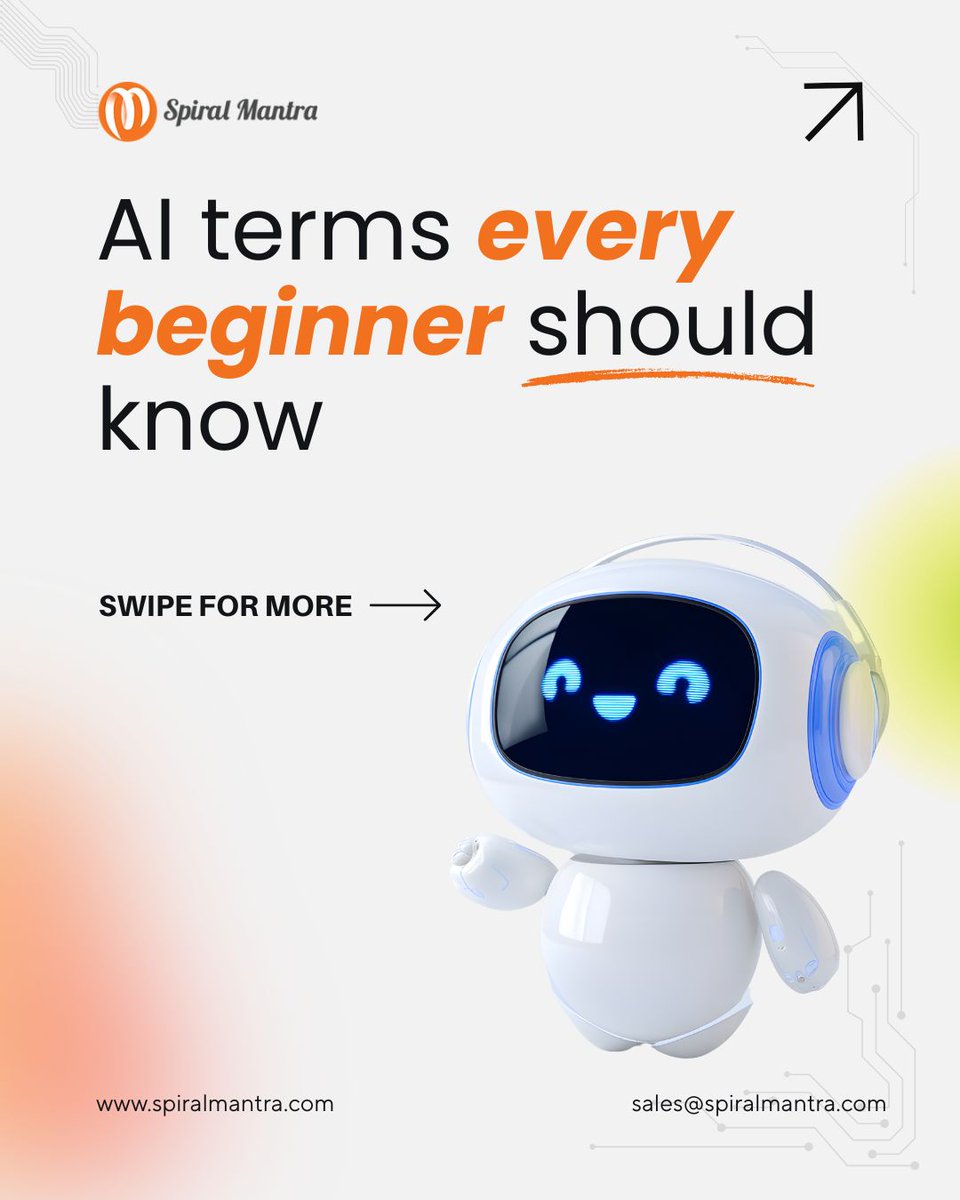 spiral_mantra's tweet image. 🧠 Lost in AI lingo? @spiral_mantra  has your back..

From “fine-tuning” to “context window” &amp;amp; “RAG” — our #AI cheat sheet breaks it all down in clear, simple language, tailored for  decision-makers.

#ArtificialIntelligence #MachineLearning #DeepLearning #AITerms #AIGlossary