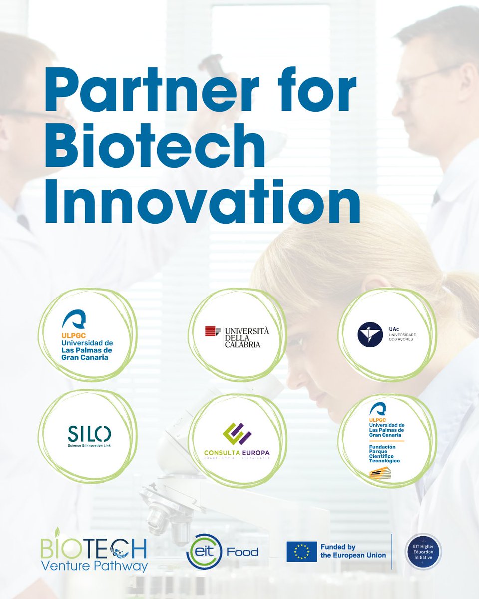 BioPathEU's tweet image. 🧐Are you an industry stakeholder or organisation looking to collaborate on cutting-edge biotech innovation? The Biotech Venture Pathway welcomes partnerships to co-develop projects and access skilled talent. Let's connect!

Visit 👉biotech-project.eu/training/

#BiotechPartnerships