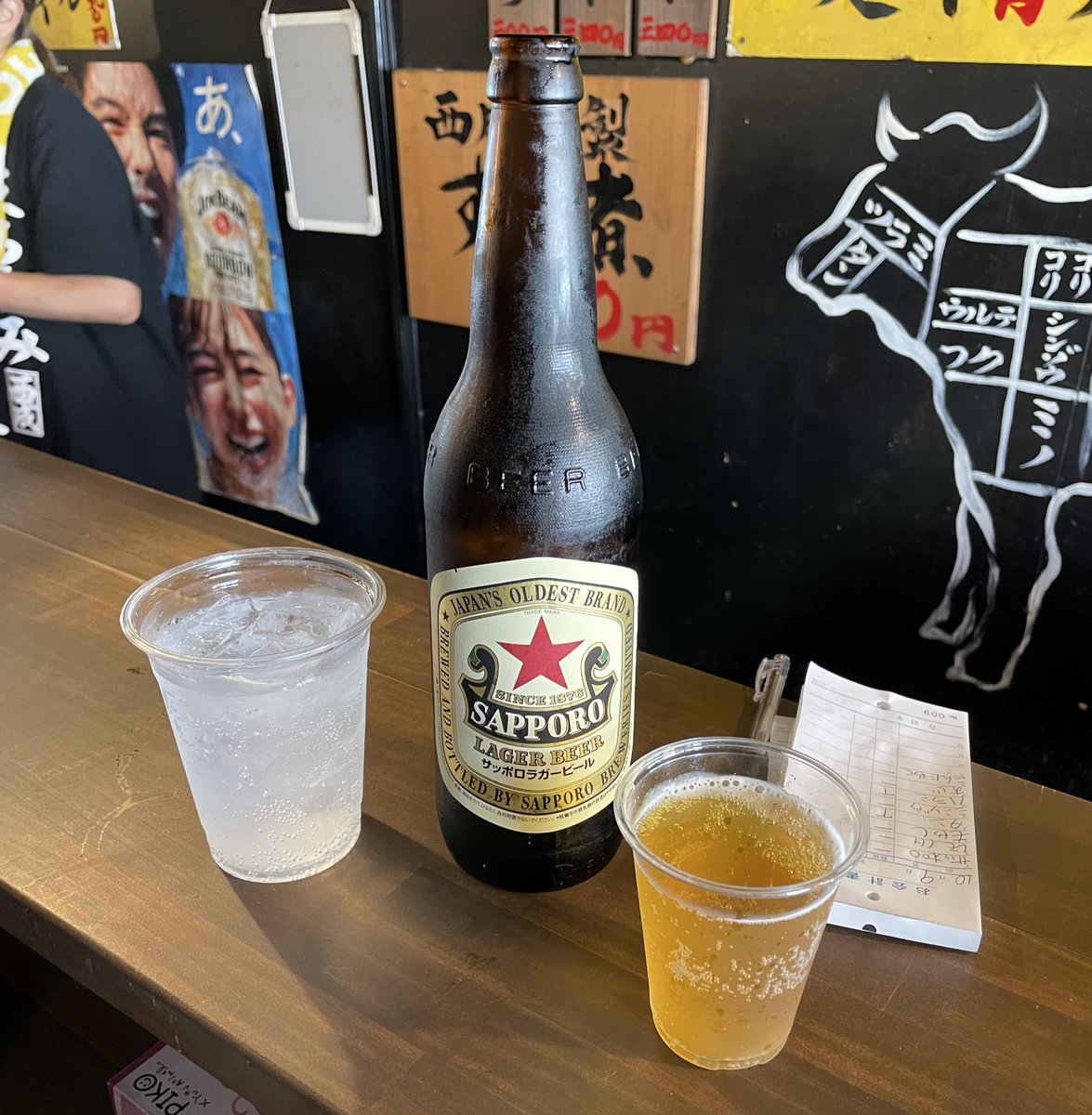 moon____jp's tweet image. 先週のお休みは数億年ぶりに西成で軽ぅ〜く飲んできましたああ‼️成り屋‼️🍺