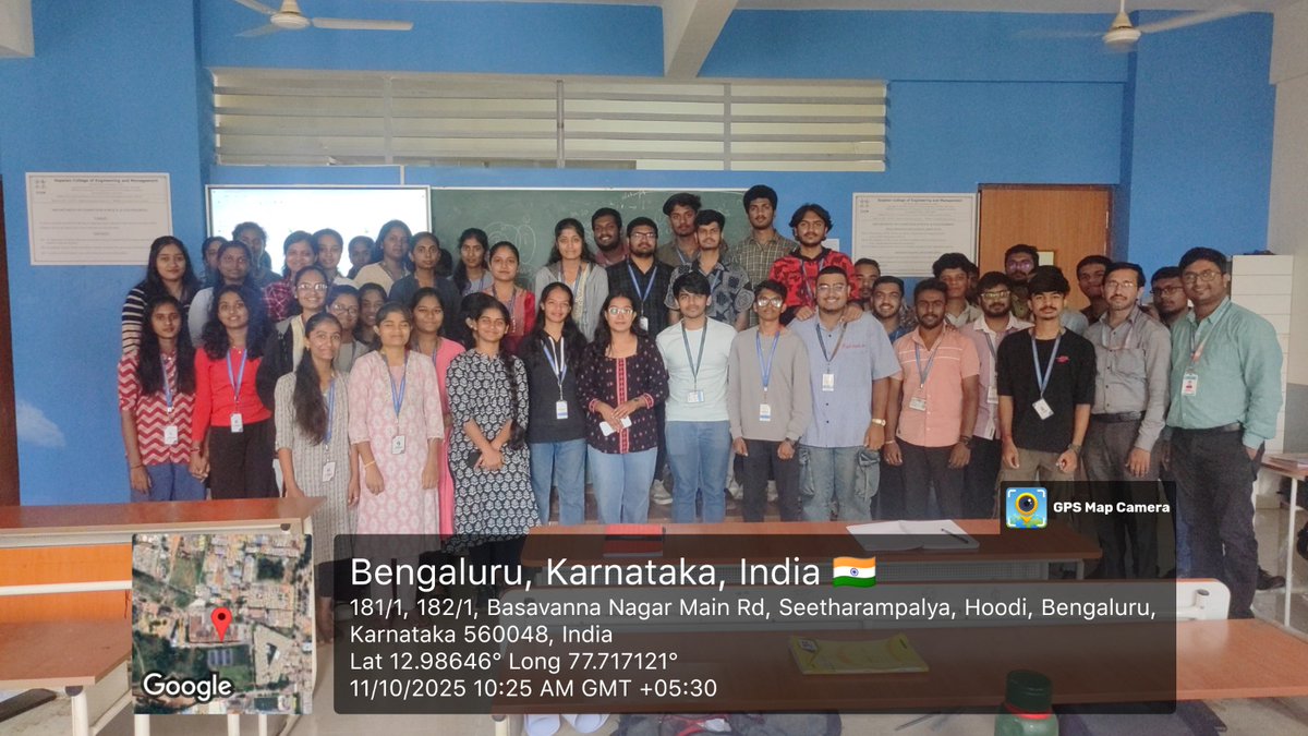 gcem_cse's tweet image. The Dept of CSE, organized an Alumni Talk on “Journey from Campus to Corporate ”Our alumni Pragati J, Support Engineer at PowerSchool, shared her inspiring career journey, insights,it was highly interactive, motivating students to plan their career paths with confidence.