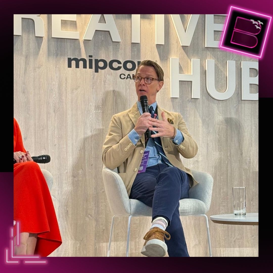 This morning at #MIPCOM, Matt Creasey, EVP of Sales, Acquisitions and Co-productions, Banijay Rights, took part in the Balancing Risk, Reach and Resilience in International Drama panel.  

#BanijayatMIPCOM #BanijayEntertainment #BanijayRights #WeAreBanijay