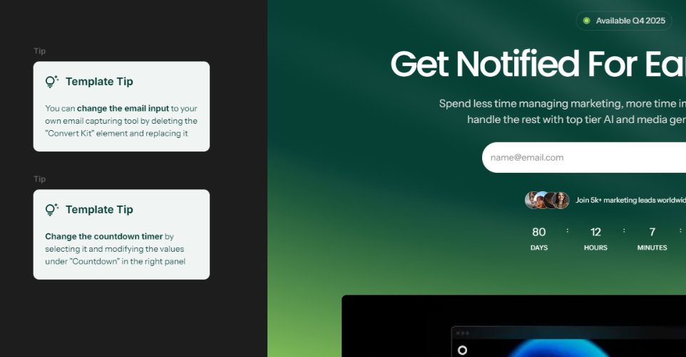 _GabinB's tweet image. Started adding these small tips in m new template. Pretty useful for newcomers to Framer I think.