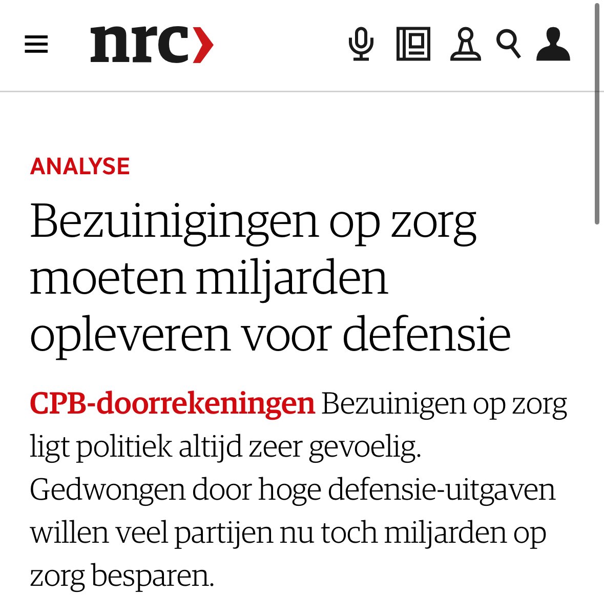 Van geld wegharken op deze manier weet je één ding zeker: mensen die zorg geven en mensen die zorg nodig hebben worden de dupe. Voor een Trump-norm die nergens op slaat!

Ouderen, jeugd, GGZ en gehandicaptenzorg. Zij betalen keihard de rekening. Dat mogen we niet laten gebeuren!