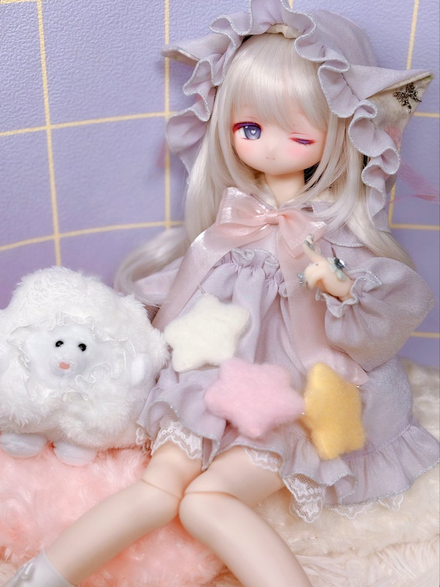 家族募集❤ふわふわ♡子猫のフゥちゃん♡アートドール♡ぬいぐるみ♡ 家族募集❤ふわふわ♡子猫のフゥちゃん♡アートドール