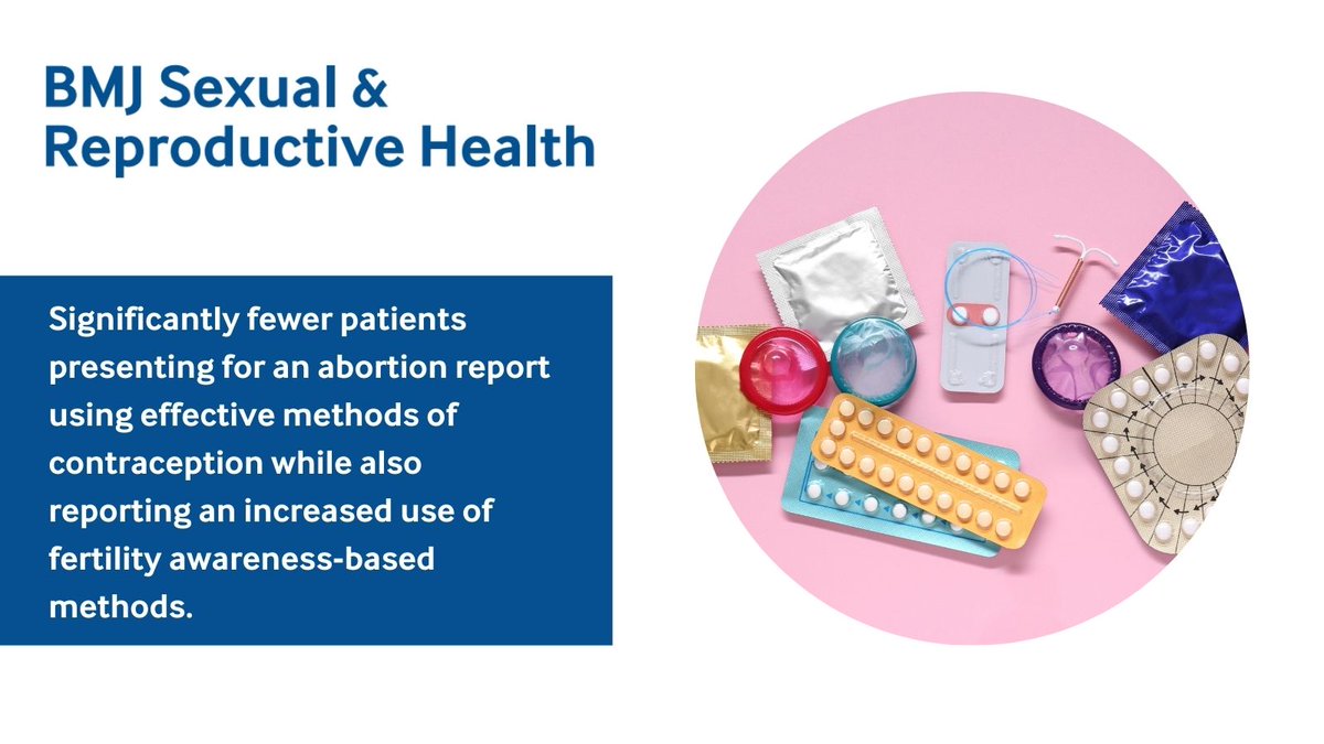 Contraception methods among people presenting for an abortion are changing. 
Fertility awareness methods rose, hormonal contraception and LARC declined. More patients reported no contraception. 
Read the full paper here: bit.ly/4h0BZ6B
 #Contraception #AbortionResearch