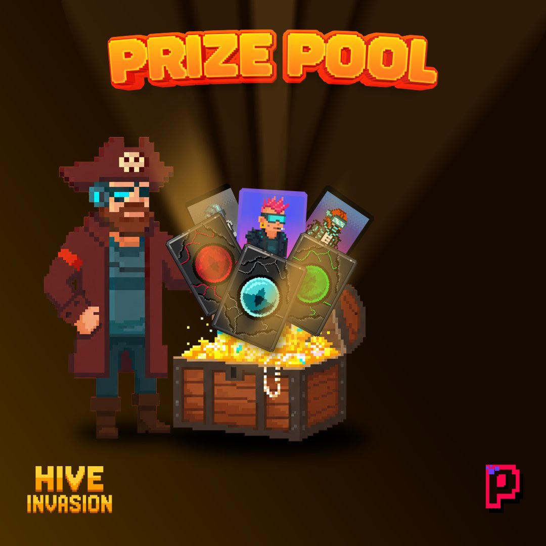 pixcapegames's tweet image. Playtest #5 prize pool expands, power awaits the you!
- Top 3 → Genesis Pass
- 1st Place → Exclusive 1/1 Invasion Hero
- 4th-15th → Invasion Heroes NFTs
Only 3 days left until the Hive closes its gates.
Hive rewards the strongest 👁