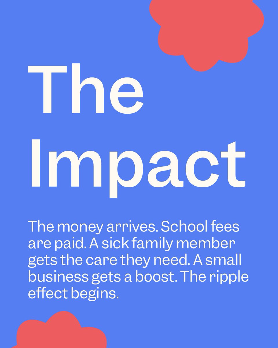 SendAppbyFLW's tweet image. From the hard work that make the sending possible, and the impact the money sent has on others. 
Send App is there every step of the way to give you easy access to international transfer in minutes without stress. 
Download Send App today to unlock a new way of sending money…