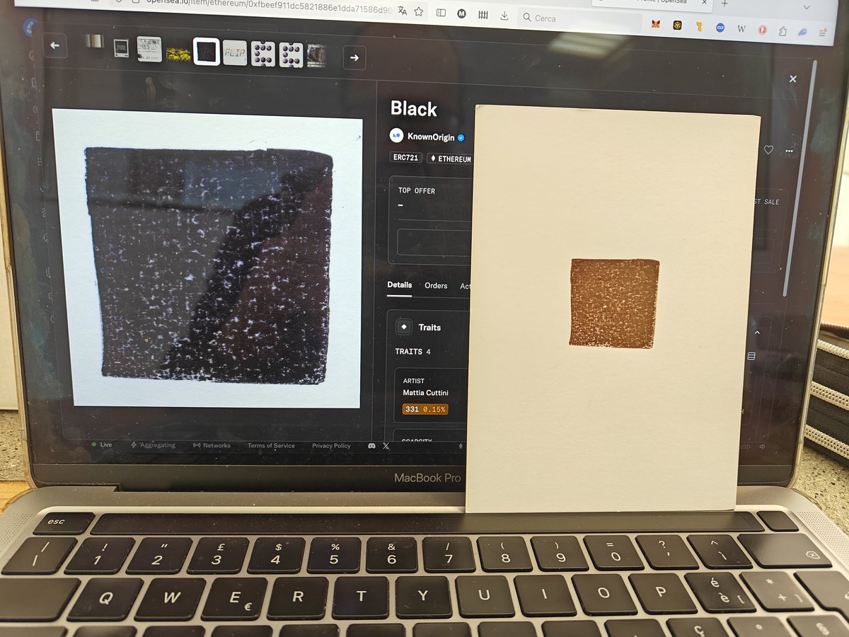 Single rubberstamped big pixel, still available 

Physical + digital nft

I'll ship the physical to you

Mattia Cuttini 2020

0.15 ETH 
537 €
622$

Link in the next tweet 

Regards,
Mattia Cuttini
🖨️◼️📄