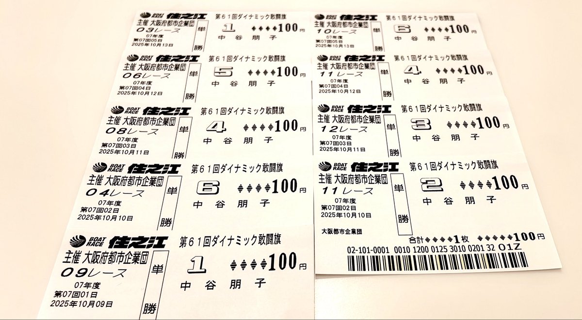 住之江完走です
ありがとうございました🐬