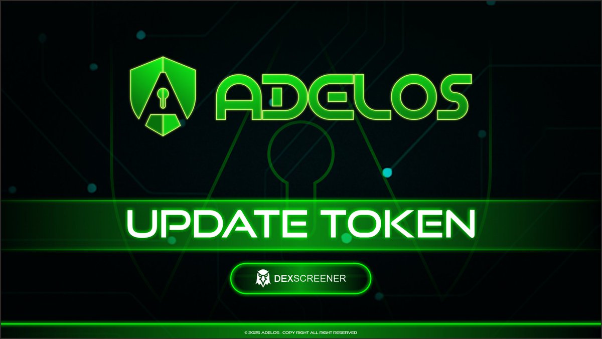 zkadelos's tweet photo. $ADELOS Token Update!
Stay ahead of the game with the latest updates on $ADELOS! Check it out now on DexScreener.
https://t.co/jQ0Bv9OiW7 https://t.co/SFSLqKlFXI