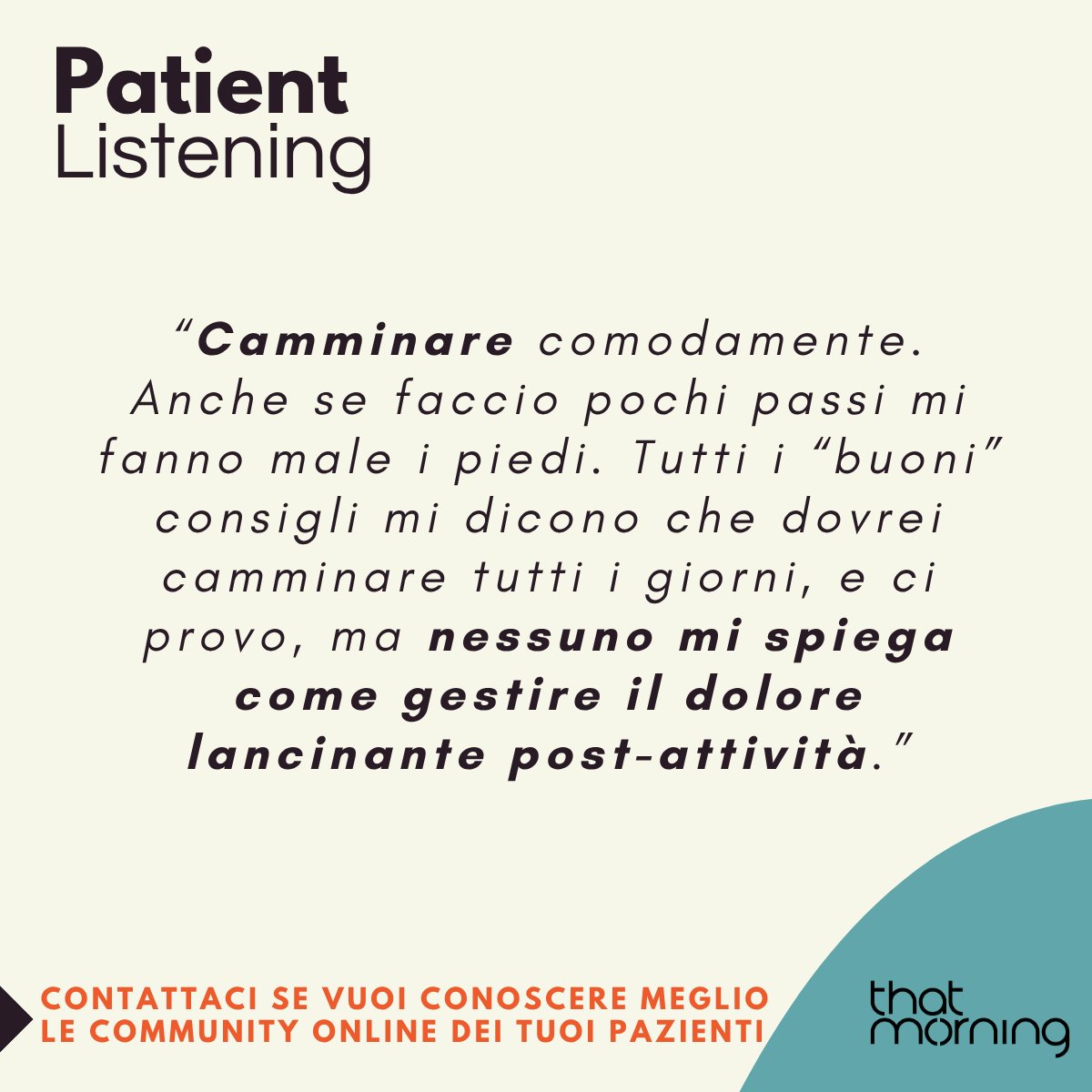 That_Morning's tweet photo. In occasione della Giornata Mondiale delle Malattie Reumatiche abbiamo raccolto e analizzato le voci autentiche dei pazienti da una community online. Scopri come possiamo semplificare il patient li...
https://t.co/t6sNfdwlVE https://t.co/OhLpgptjVm