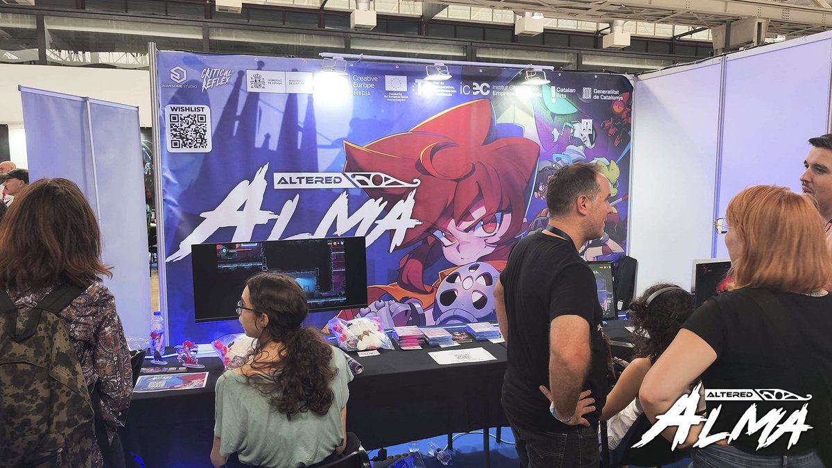 AlteredAlma's tweet image. It&apos;s been an incredible event @bcngamefest ! 🤗
Thank you very much, everybody who came by, said hi and tried out the game with us!🗡️🔥 

#bcngamefest #gamedev #indiegames