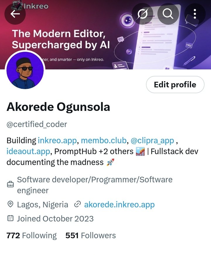 certified_coder's tweet image. I'll follow everyone until I reach 1000 followers! Interested in:
- Web-Dev
- Web3
- Blockchain
- Frontend/Backend
- System Design
- React/Next.js
- UI/UX
- Open Source
- SaaS
- Startups
- Freelancing
#letsconnect 🤝