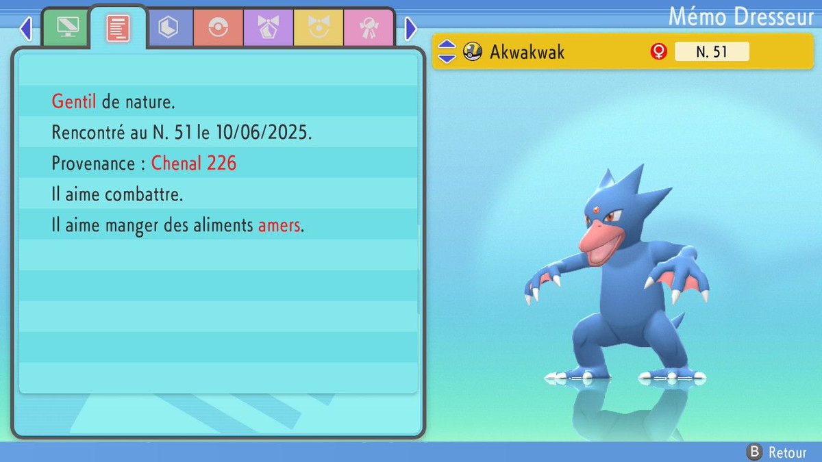 Kikiitendo's tweet photo. Ehh bien me revoilà, avec un Akwakwak shiny en 98 rencontres.. On prend mais on en voulait pas. Direction la phase 3 de Rattata !
#SHLS12 #Shiny https://t.co/XH9Ars25tG
