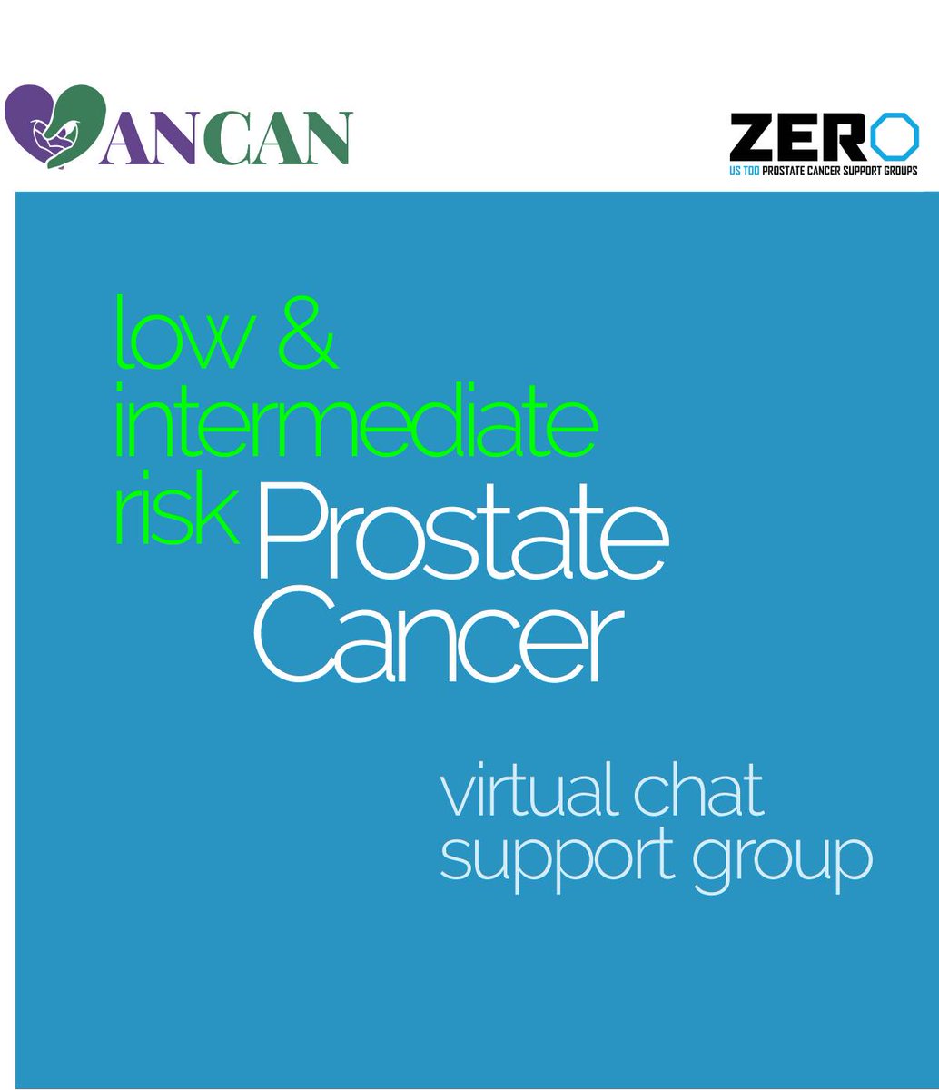 ancan501c3's tweet image. LOW &amp; INTERMEDIATE RISK #ProstateCancer group meets tonight! Drop into a supportive group of peers who have all been through something similar. We got your back 🙌
2nd &amp; 4th Mondays 8pm EST
#prostatecancer
➡️ gotomeet.me/AnswerCancer