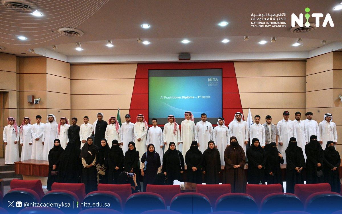 We are honored to announce the kickoff of the 3rd batch of the AI Practitioner Diploma Program, with 55 talented trainees embarking on their exciting journey into AI!
 
Supported by HRDF and delivered in partnership with SICIM Saudi Arabia, SINOPEC, GAS Arabian Services, and