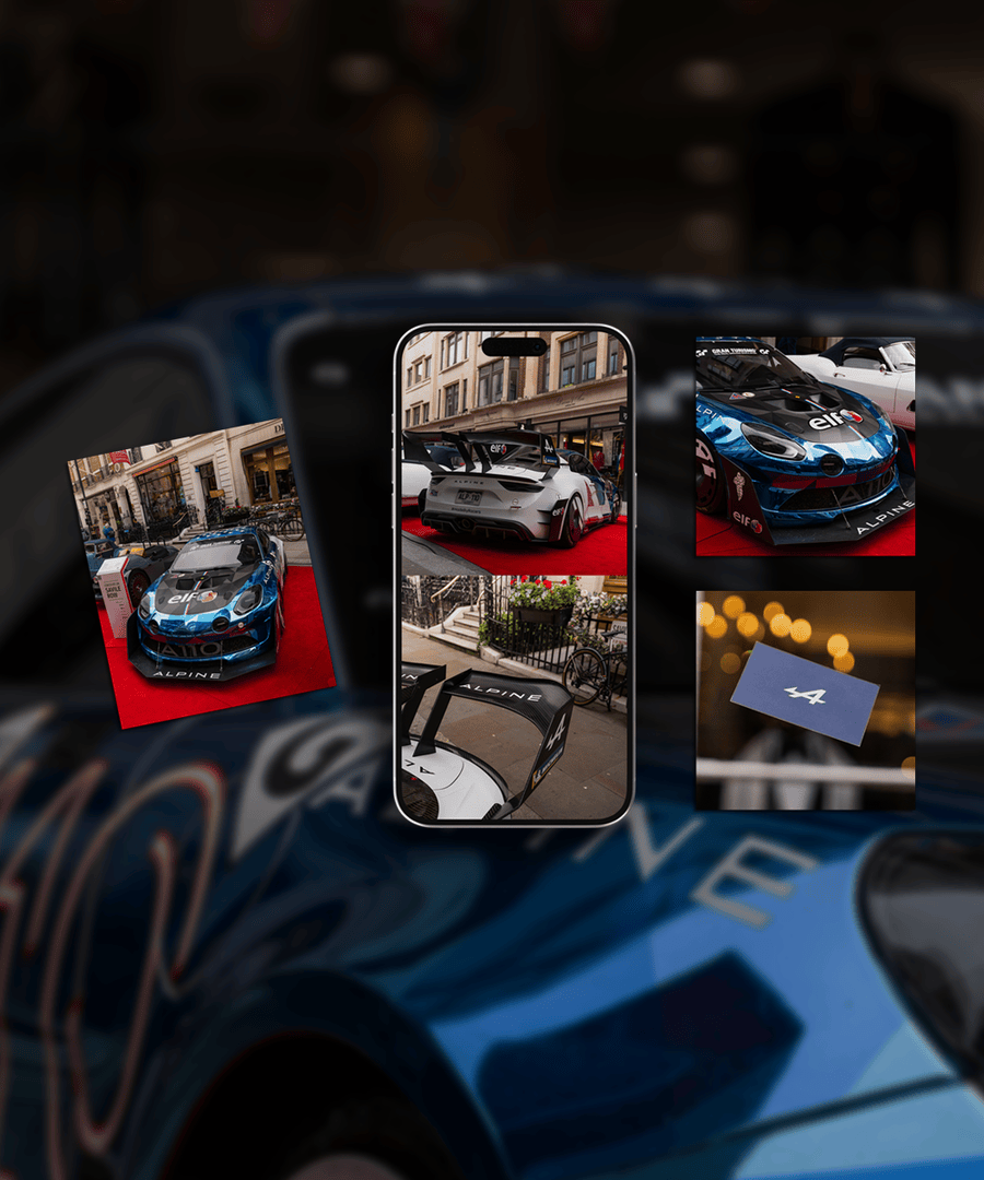 Here's a peek at some content we created for Alpine Store UK last year, celebrating the A110 before the announcement &amp; launch of the new Alpine EV range! ⚡️

We love getting hands-on and creative with some of the coolest manufacturers in the market!📸

#Alpine #AlpineA110