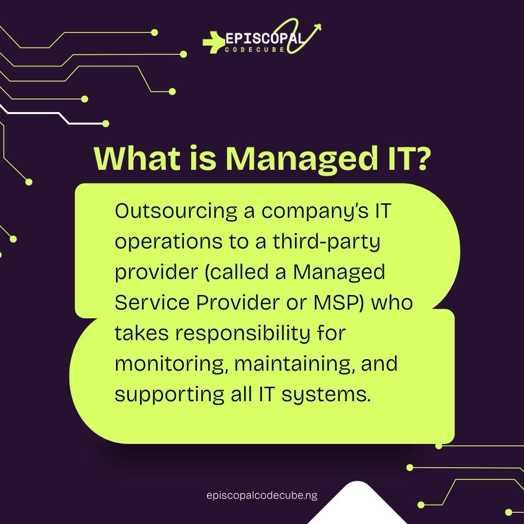 EpiscopalC57543's tweet image. When you ask: “Managed IT? Is it needed?” What you are really asking is 
“Is monitoring, maintaining, and supporting all IT systems a need”? And the answer is yes it is.
#manageIT #MonitoringIT #maintainingIT #supportingIT #ITsystems #IT