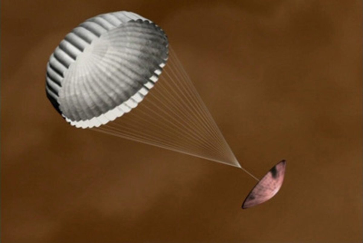 Not all parachutes remain close to Earth; one of the furthest uses of a parachute system occurred in January 2005 when the Huygens probe landed safely on Titan, the largest moon of Saturn.