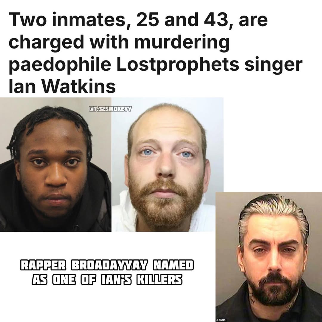Rapper Broaddayay (SSK) named as one of the two who killed singer Ian Watkins in jail.