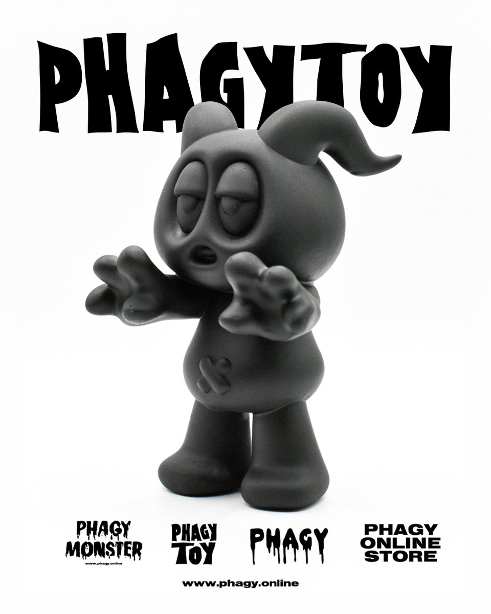 【⚡️RP/拡散希望⚡️】
PHAGY TOYより新作です😈
「dreamless」という名前の
不眠症の悪魔を作りました。

(PHAGYが眠れない夜にモデリングしました)

10月31日まで受注予約を行います。
発送は11月中旬を予定しております📦