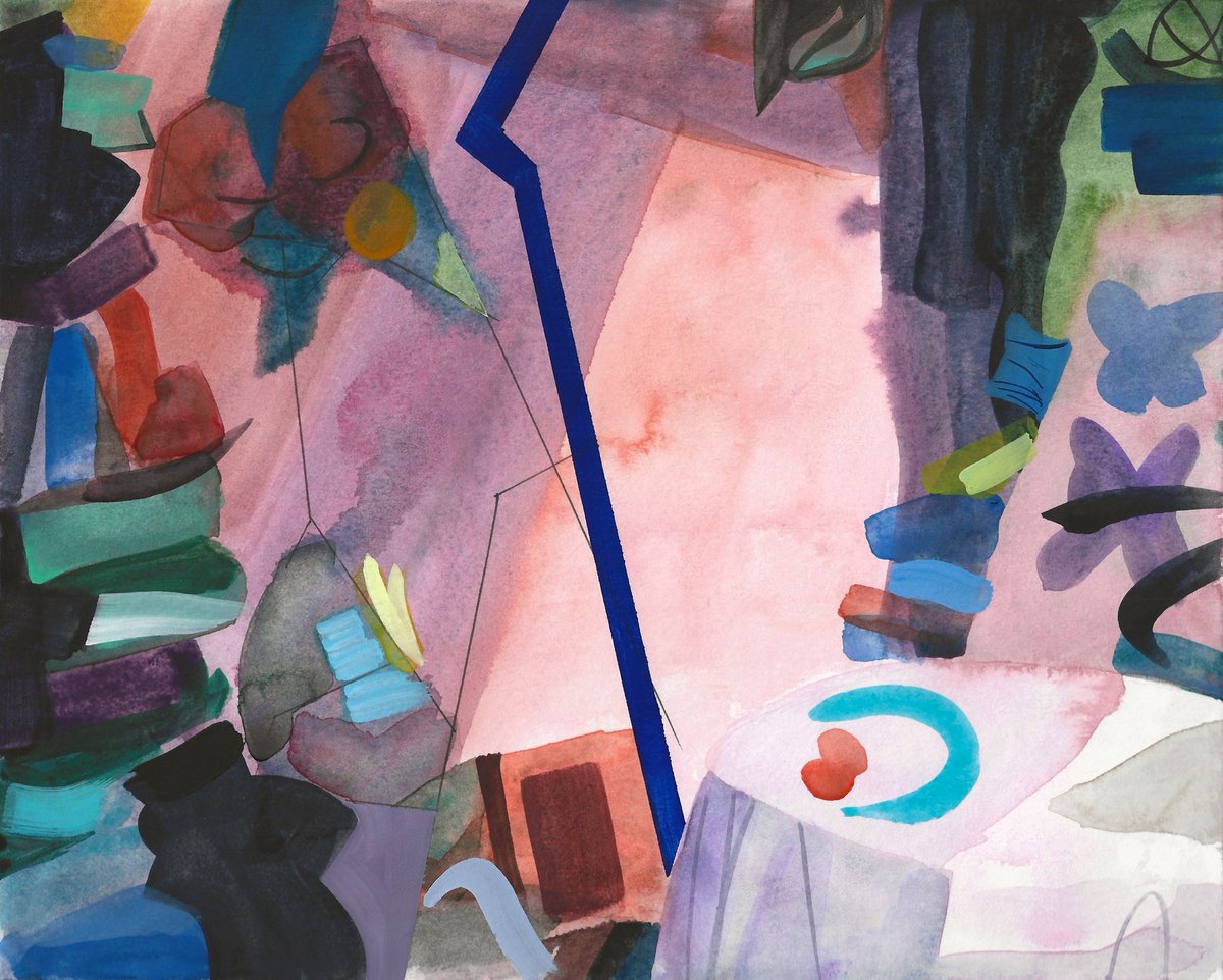lisavrobinson's tweet image. Untitled, Gouache and Watercolour on paper, 25 x 20 cm, 2025
#contemporarypainting #workonpaper #spaces