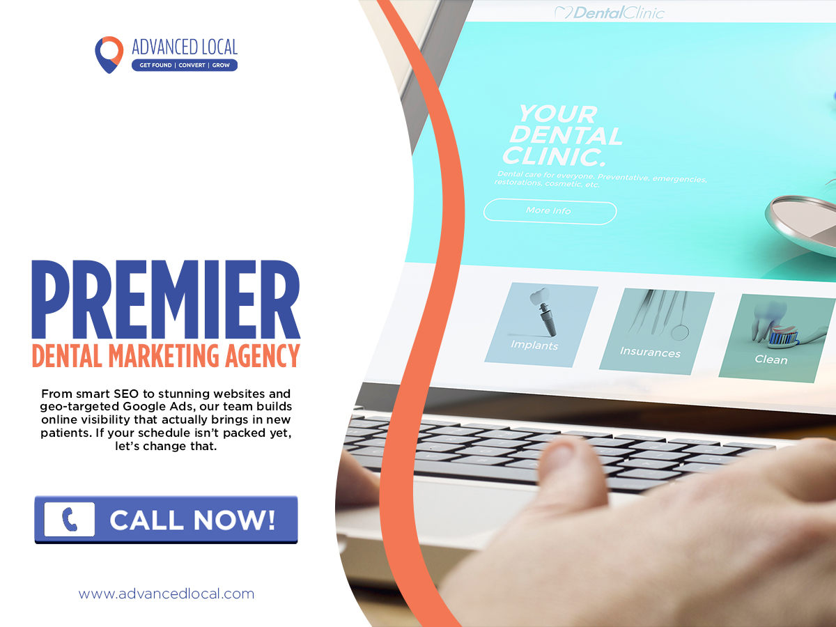 AdvancedLocalUT's tweet image. More Bookings, Fewer Headaches!
Want your practice found first on Google? Our dental marketing agency helps dentists stand out, get clicks, and fill their chairs. Real visibility. Real growth. 🦷💻
🌐 advancedlocal.com/?utm_source=tw…
#dentalmarketingagency #AdvancedLocalSEO