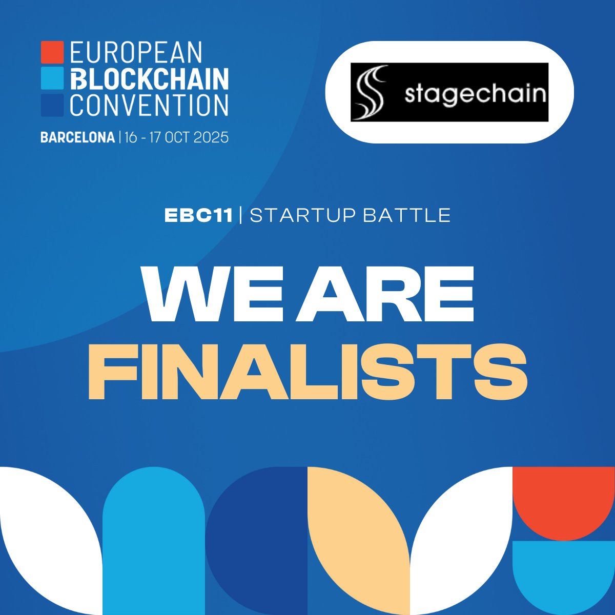 StageChain's tweet photo. StageChain will be participating this week at the @EBlockchainCon. Join us to explore the future of blockchain and connect with industry leaders. Looking forward to impactful discussions and new opportunities! #EBC2025 #Blockchain #StageChain https://t.co/WSeaTEllWv