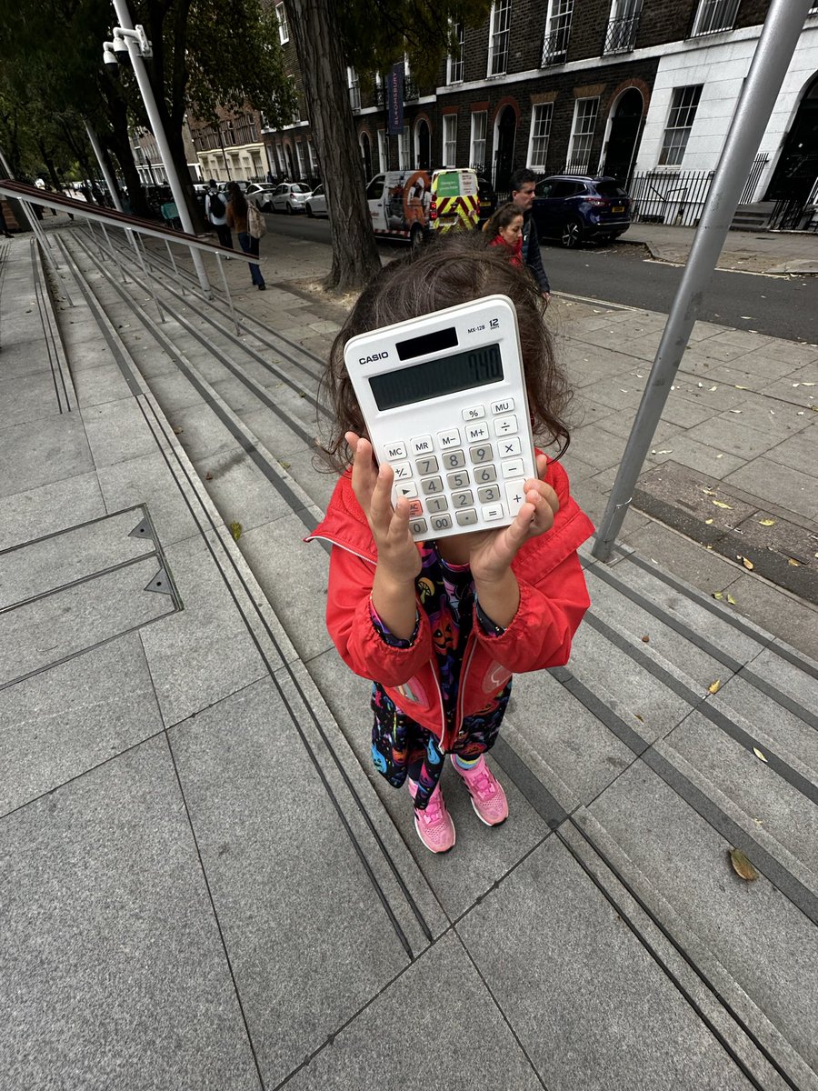 Most kids want toys. Mine wants a calculator. Either she’s starting a business… or preparing to audit me.