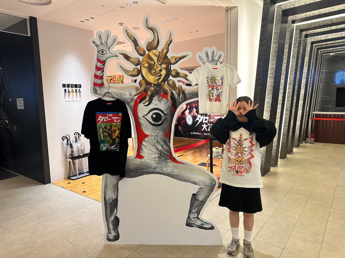 グッズのTシャツはS・M・L・XLサイズとキッズサイズの豊富なサイズ展開 
