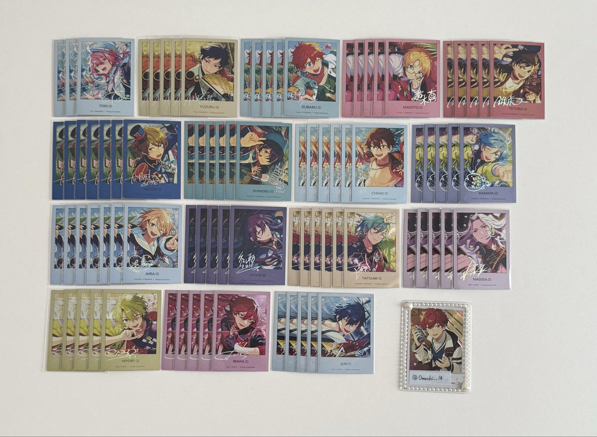 Omochi__14's tweet photo. 【交換】 あんスタ 中国 星幻時序 ポラロイド チェキ ぱしゃっつ

譲：画像参照

求：同異種一彩 or かかった金額＋送料

✧一部交換優先
✧譲渡の場合PayPayのみ

お気軽にお声掛けください🧸 https://t.co/jRMWZQgGl9