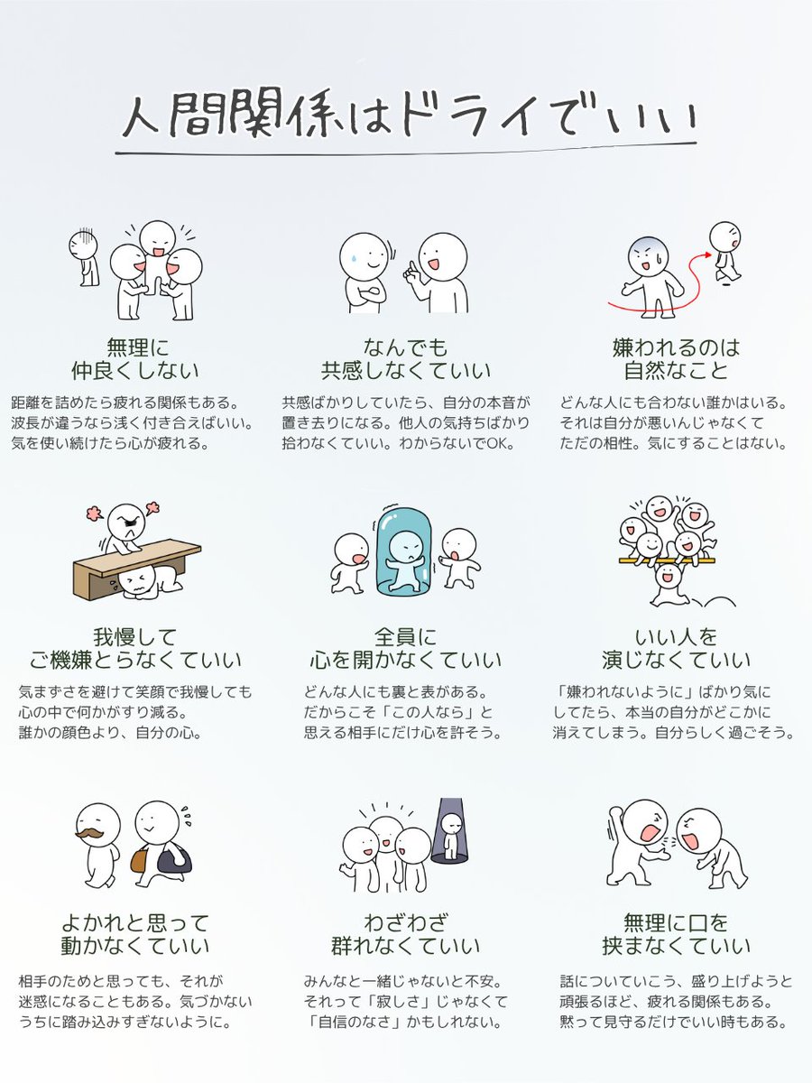 職場での人間関係はこれが正解。
マジで楽になりました。