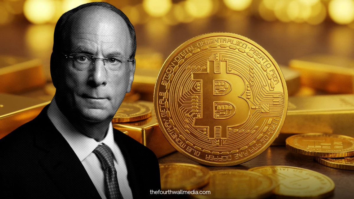T4Wmedia's tweet photo. BlackRock's Larry Fink on 60 Min: 'Bitcoin is the new gold.' With $12T AUM, this is HUGE for BTC.

Institutional FOMO incoming? https://t.co/XZAWjfE8CH