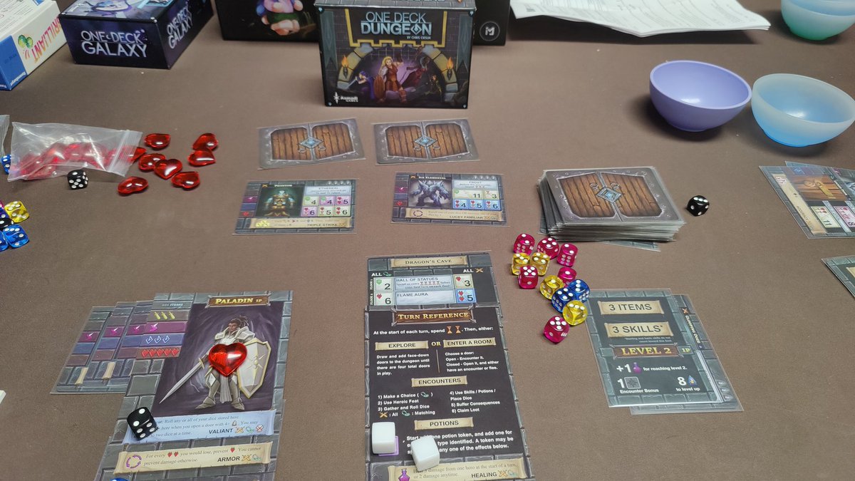 Muy enganchado a ODD!!! Al principio parece imposible y piensas q es un truño de juego. Pero cuanto mas lo juegas mas lo saboreas. Y con la campaña que progresa tu heroe ya ni te cuento... Decisiones mil. Un gran acierto para el solitario o a 2!!! 👍👍👍