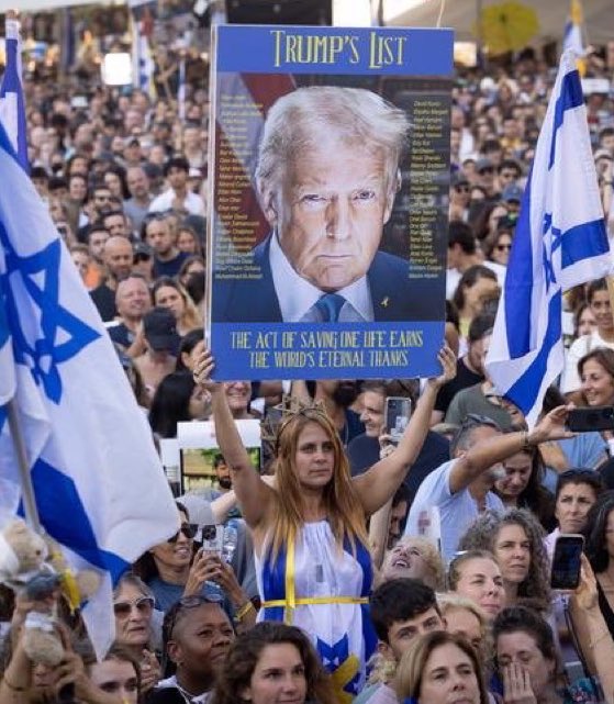 NiohBerg's tweet image. Callback to Schindler's List.
President Trump is truly beloved in Israel on a scale no other American President has experienced.