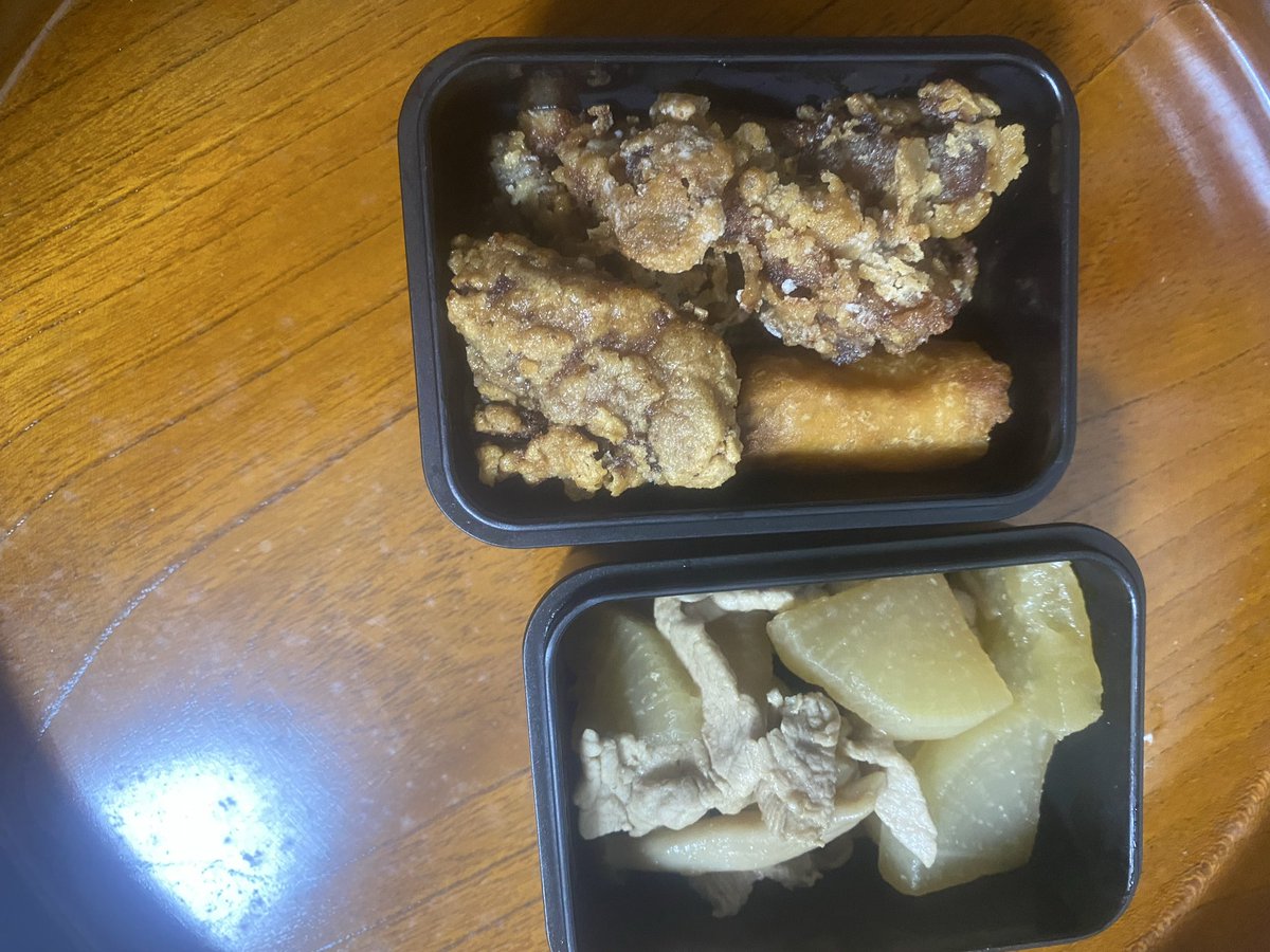 明日の弁当のおかず