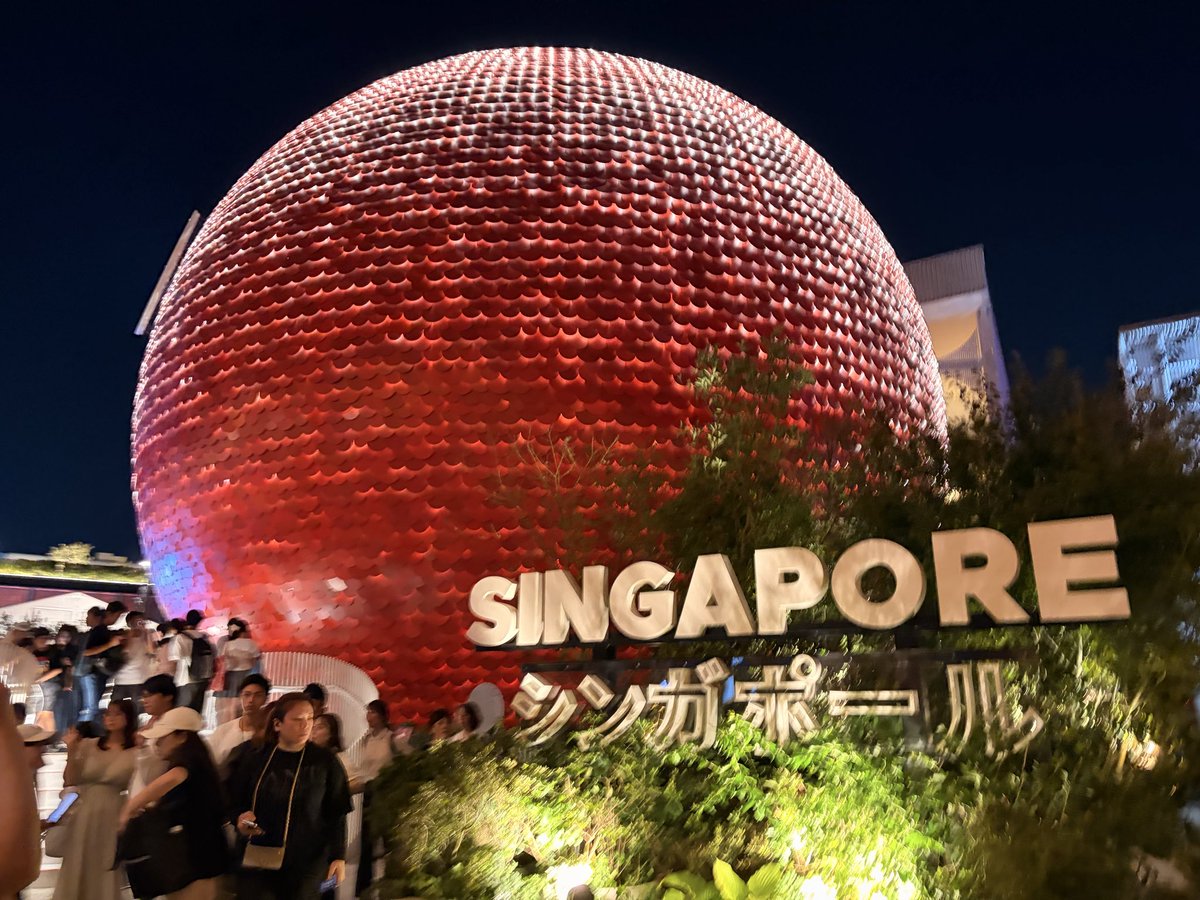 458SPE's tweet photo. 半年間の短い期間に1回しか行けなかったけど、素晴らしい技術がこの場所に集い、まさに日本の縮図。美しい経験をさせて頂きました✨
名残惜しいですがまたな！次は20年後かな？👀
#大阪・関西万博 #EXPO2025 #EXPO2025Forever https://t.co/YOJdRtrT4Y
