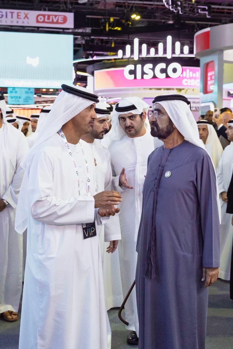 NET_AD's tweet image. محمد بن راشد : أثناء افتتاح معرض جايتكس جلوبال اليوم، حيث تجتمع 170 دولة يمثلها أكثر من 6000 مؤسسة وشركة وما يزيد على 1400 متحدث ضمن أهم حدث عالمي للتكنولوجيا والذكاء الاصطناعي، فخور بمشاركة ومواكبة المؤسسات الحكومية، فخور بمشاركة شركاتنا الوطنية، وفخور بوطني الذي استطاع أن يجمع…