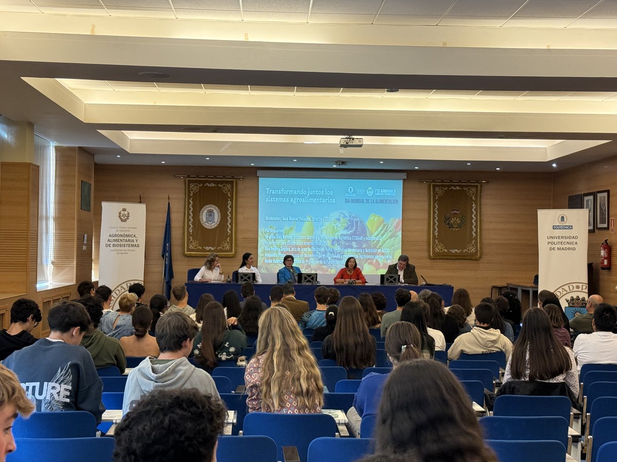 ✅ ’Transformando juntos los sistemas agroalimentarios’. Coloquio sobre cooperación y sistemas agroalimentarios en el marco del #DiaMundialDeLaAlimentacion <a href="/FAOenEspanol/">FAO en español</a> 

<a href="/FundDelValle/">Fundación del Valle</a> 
<a href="/AECID_es/">AECID</a> 
<a href="/ASF_agro/">Fundación Agrónomos Sin Fronteras</a> 
<a href="/La_UPM/">Universidad Politécnica de Madrid</a> 
#DMA2025