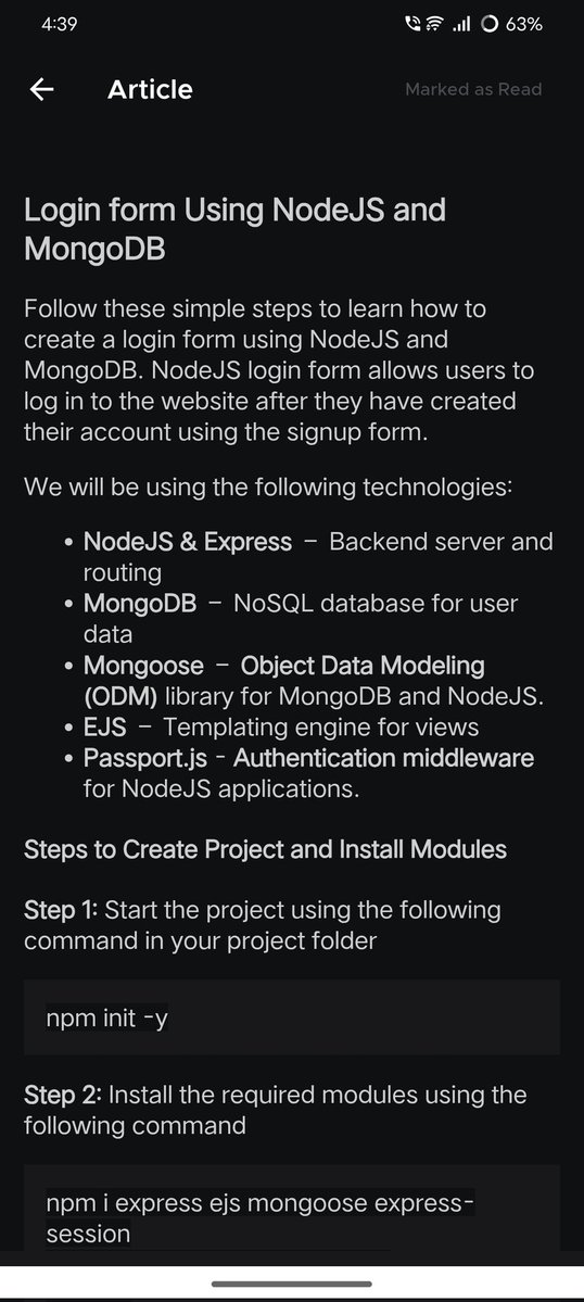 Rishima_17's tweet image. @geeksforgeeks
Day 72 recap:
What are sessions and cookies?
Session vs Token-based authentication
Creating a login form with Node.js and MongoDB
 📷 [geeksforgeeks.org/batch/skill-up…]  
#GeeksforGeeks #100DaysOfCode #skillupwithgfg #nationskillup