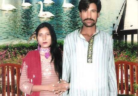 Poor Christian couple that was burnt alive by the blasphemy business gang in 2014.