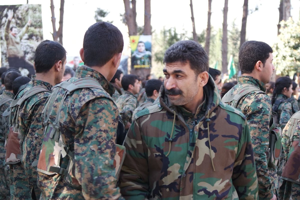 RojavaNetwork's tweet image. Shadow man Sipan Hamo, is personally leading the negotiations with Julani regime in Damascus today