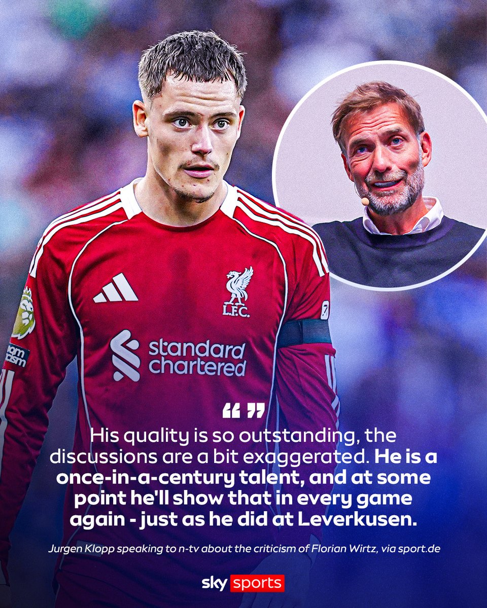 Jurgen Klopp has said that the criticism of Florian Wirtz has been blown out of proportion and believes he will shine at the club as he did at Leverkusen 🌟